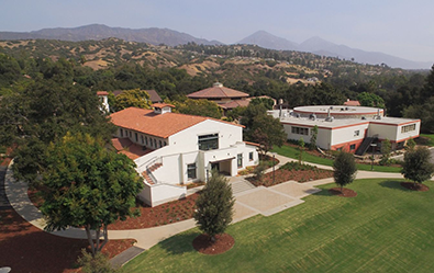 aerial view of the campus