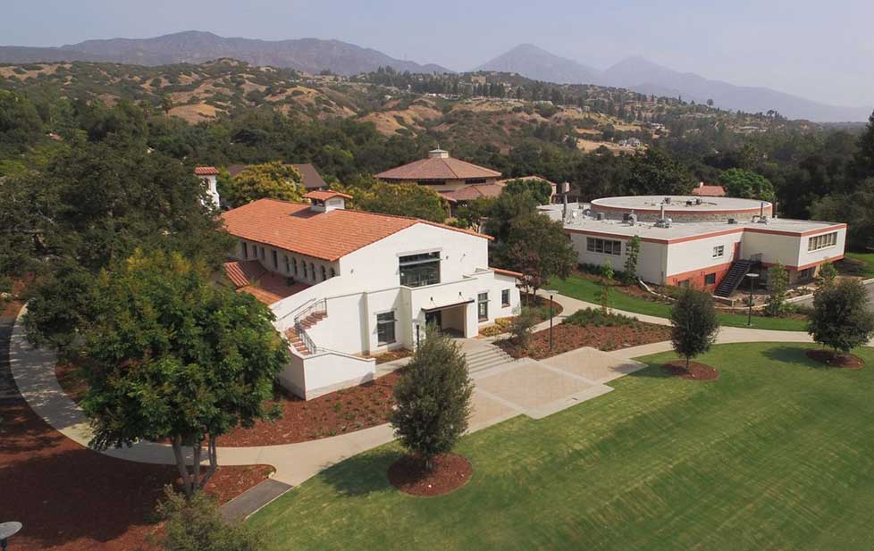 aerial view of the campus